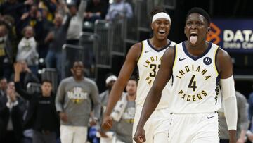 Victor Oladipo, durante un partido de la NBA con Indiana Pacers