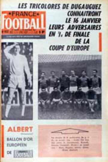 France Football: todas las portadas sobre el Bal車n de Oro desde 1956