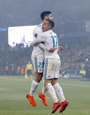 Cristiano Ronaldo celebrates after scoring.