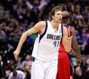 Nowitzki superó a Jerry West y Calderón sigue en plena forma