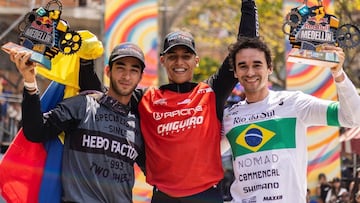 Juan Fernando Vélez, ganador del Red Bull Medellín Cerro Abajo.