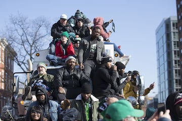 Las imágenes del desfile de los Eagles en Philadelphia tras el Super Bowl LII