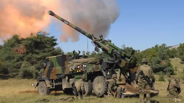 Caesar, así son los cañones que Francia ha dado a Ucrania