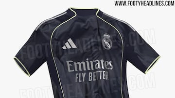 Se filtran imágenes de la primera y segunda equipación del Madrid