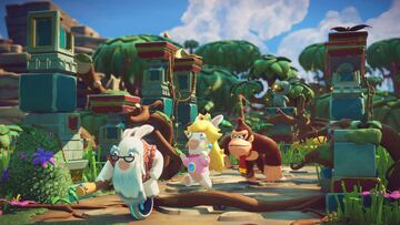 Captura de pantalla - Mario + Rabbids Kingdom Battle: Donkey Kong Adventure (NSW)