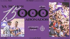 El Pucela alcanza los 15.000 socios