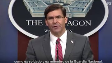 El jefe del Pentágono rechaza las ideas de Trump ante las protestas