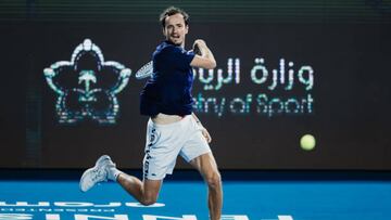 Daniil Medvedev, durante el partido.