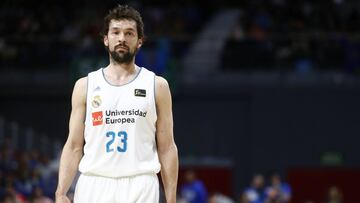 Sergio Llull, base del Real Madrid, durante el partido contra el Movistar Estudiantes.