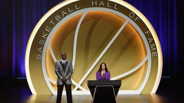 Vanessa Bryant pays tribute as Kobe enters NBA Hall of Fame