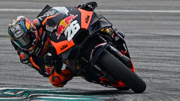 Dani Pedrosa durante el Teste Shakedown de MotoGP 2025 en Sepang, Malasia