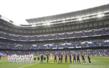 Entrada pobre en el Santiago Bernabéu para disfrutar del encuentro. 