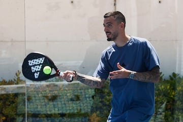 Joselu participó este viernes en Madrid en la presentación del circuito Adidas Pádel Tour.