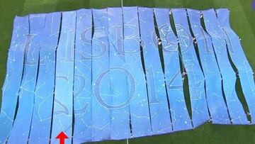 Desliz en el mosaico de la final