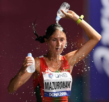 "La humedad en la maratón te mataba, no se podía respirar"