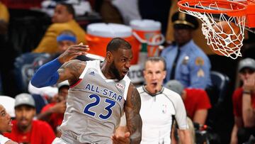 LeBron James en el All Star de este año.