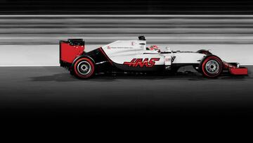 Romain Grosjean con el Haas.