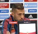 Jordi Alba: "Isco está al nivel de los mejores del mundo"