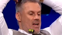 Es la desesperación en persona: el brutal enfado de Carragher con el 1-4 del PSV al Liverpool en Anfield