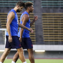 Piqué estará en el Gamper aunque aún no se entrena con el grupo