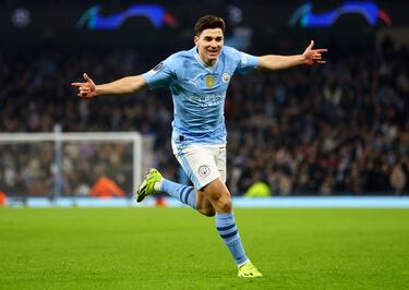 El Leipzig, vctima propicia para Julin Alvarez: todos sus goles en la Champions League