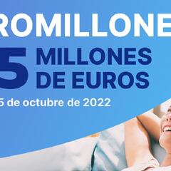 Euromillones: comprobar los resultados del sorteo de hoy, martes 25 de octubre