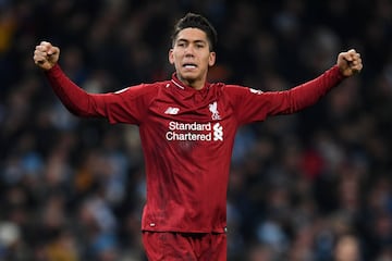 1-1. Roberto Firmino celebró el gol del empate.