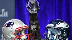 El trofeo Vince Lombardi del Super Bowl LII que disputar&aacute;n Philadelphia Eagles y New England Patriots