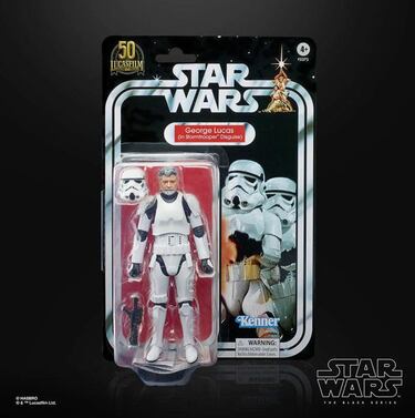 Star Wars tiene ya hasta una figura de George Lucas como stormtrooper