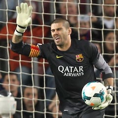 Víctor Valdés revive la lesión con la que dijo adiós al Barcelona