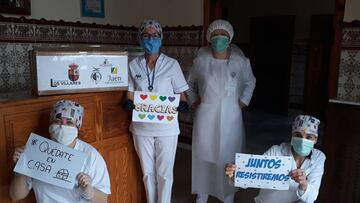 La marea amarilla del Jaén también lucha contra el virus