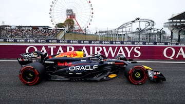 Formula One F1 - Japanese Grand Prix - Suzuka Circuit, Suzuka, Japan - April 6, 2024 Red Bull's Max Verstappen during qualifying REUTERS/Androniki Christodoulou