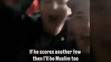 Liverpool fans apoyan a salah