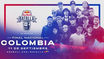 Red Bull Batalla de gallos 2021, en vivo: Final Nacional en Colombia, en directo