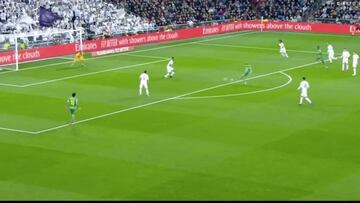 Le dej車 muy claro al Bernab谷u que tiene un don gigante: el gol de Odegaard tirando dos ca?os