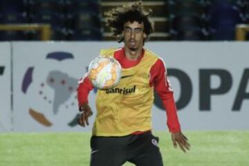 Con toda su nómina titular, Internacional de Porto Alegre entrena en El Campín previo al partido ante Santa Fe por cuartos de final de Copa Libertadores.