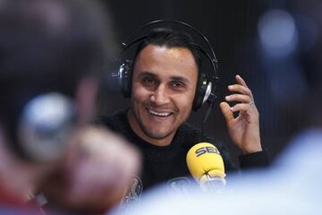 Keylor Navas, special guest on El Larguero.