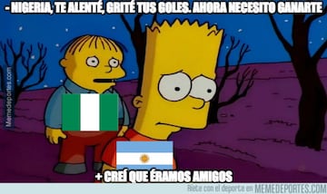 Los mejores memes del Nigeria-Argentina y el show de Maradona