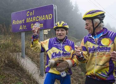 El recordman Robert Marchand tiene 103 años