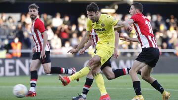 Pedraza marca de esta forma el empate del Villarreal.