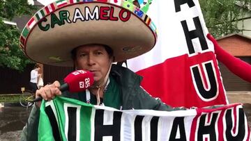 El aficionado que suma nueve Mundiales apoyando a México