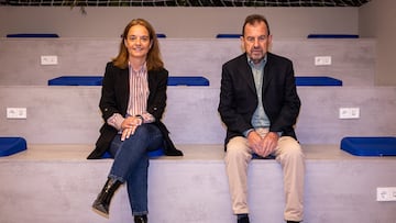 El Getafe recibe la visita de Sara Hernández, la alcaldesa de la ciudad