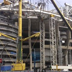 When will work on Real Madrid’s Santiago Bernabéu stadium be completed?