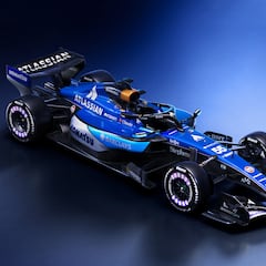 Williams enseña los colores del FW48 de Sainz