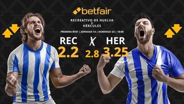 Recreativo de Huelva vs. Hércules CF: horario, TV, pronósticos, estadísticas y clasificación