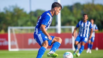 Aleñá en el último amistoso.