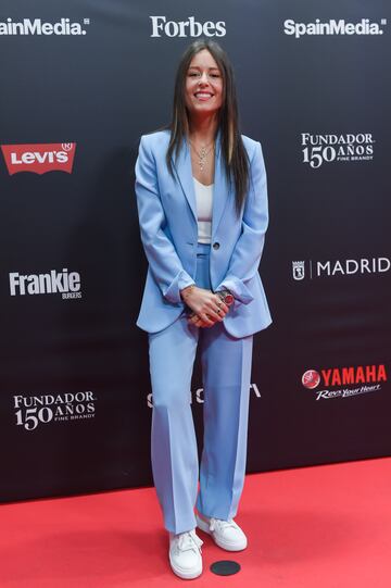 La influencer Yaiza Canosa posa en el photocall de la primera edición española del festival Forbes 30 Under 30.