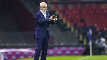Javier Aguirre Monterrey Head Coach during the game Cruz Azul vs Monterrey, corresponding to the eleventh round match of the Torneo Guard1anes Clausura 2021 of the Liga BBVA MX, at Azteca Stadium, on March 13, 2021.
<br><br>
Javier Aguirre Director Tecnico de Monterrey durante el partido Cruz Azul vs Monterrey, correspondiente a la Jornada 11 del Torneo Clausura Guard1anes 2021 de la Liga BBVA MX, en el Estadio Azteca, el 13 de Marzo de 2021.