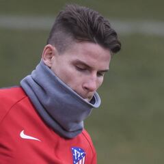 El Atlético volvió al trabajo; Filipe y Vrsaljko, en el gimnasio