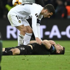 Guedes clasifica al Valencia con un gol sobre la bocina